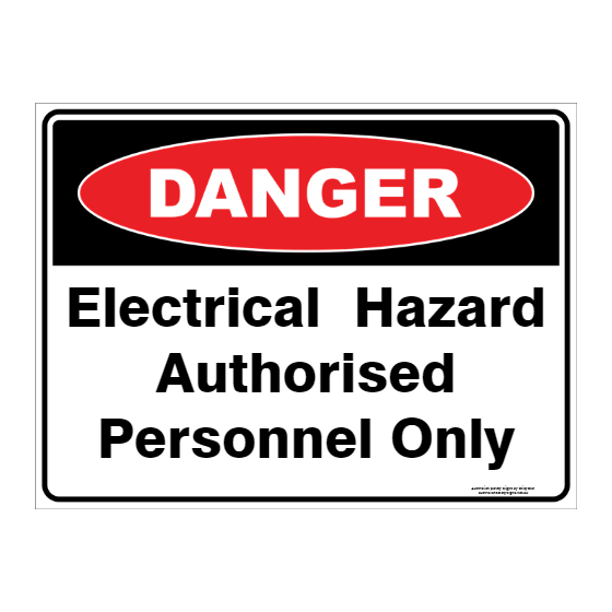 Danger Custom Text Sign - Australian Safety Signs