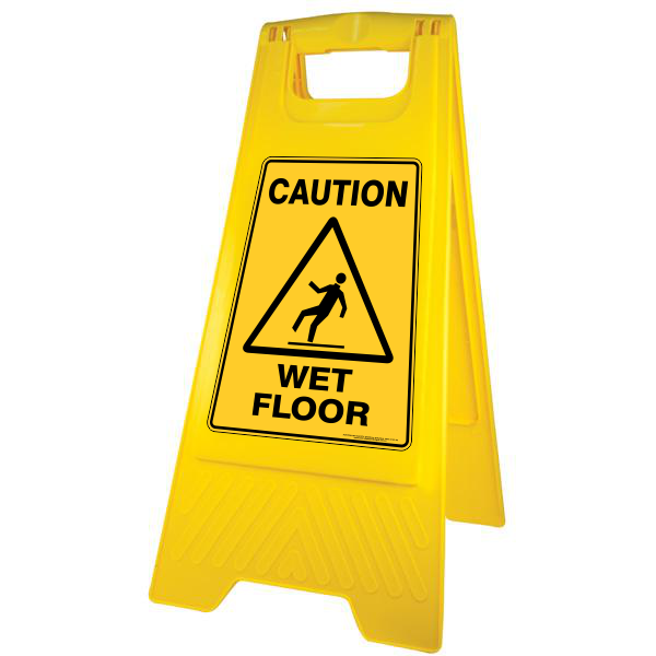 New Caution Wet Floor A-Frame Floor Stand - Australian Safety Signs